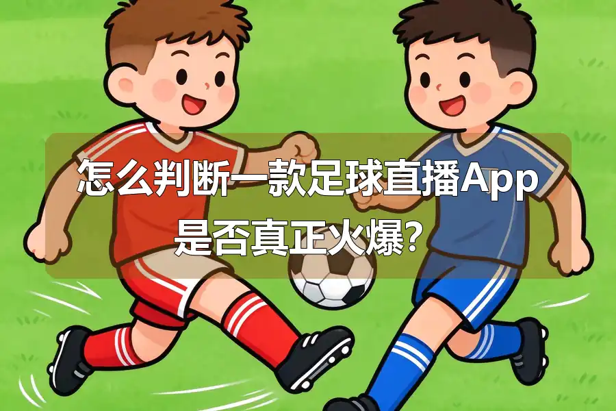 怎么判断一款足球直播App是否真正火爆?